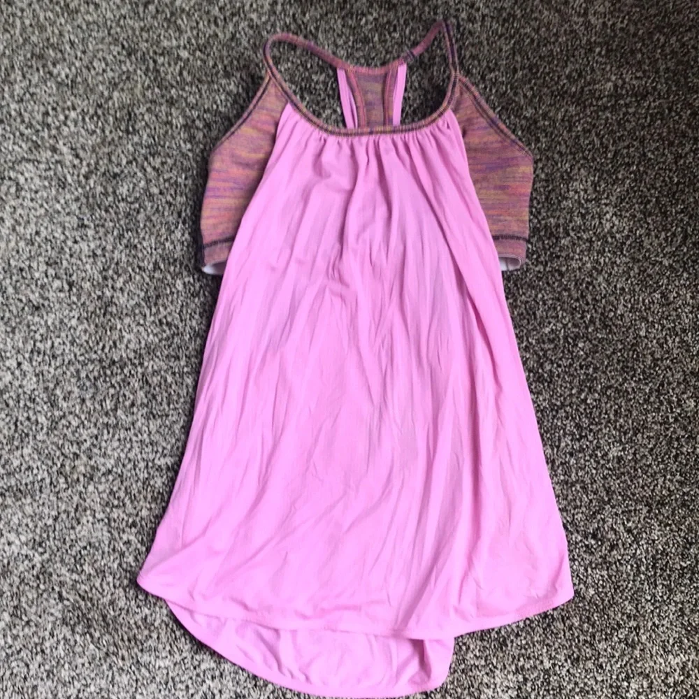 Lululemon Pink Work-Out Tank, worn a few times